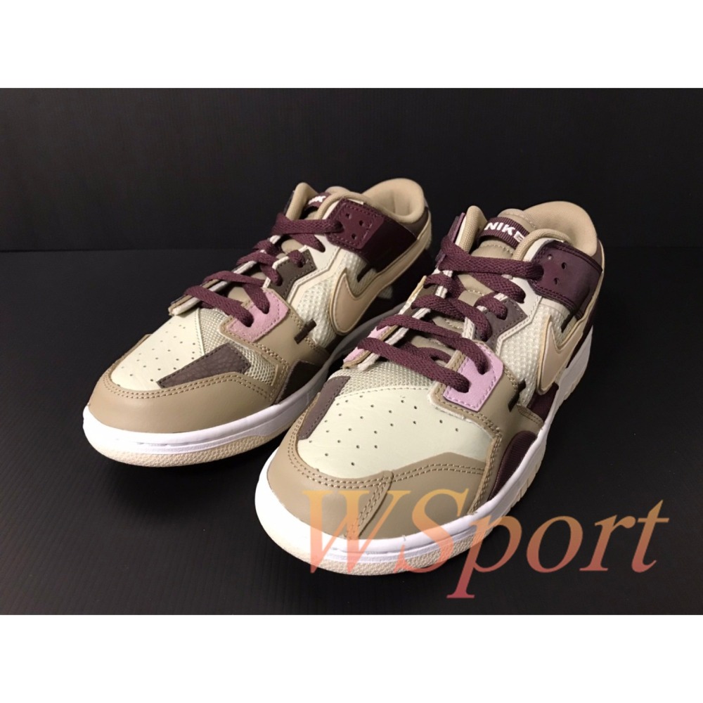 【WS】NIKE DUNK LOW SCRAP LATTE 男款 摩卡 運動 復古 休閒鞋 DH7450-100-細節圖2