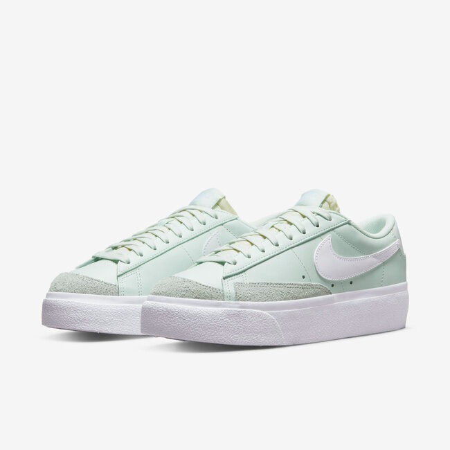 【WS】NIKE W BLAZER LOW 女鞋 蘋果綠 運動 復古 增高 厚底 休閒鞋 DJ0292-300-細節圖7