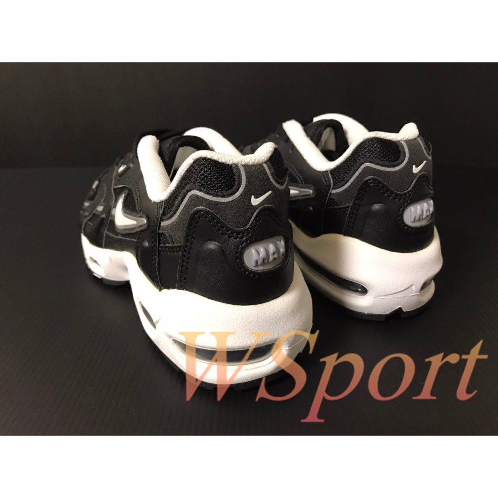 【WS】NIKE W AIR MAX 96 女鞋 黑白 運動 復古 慢跑 反光 休閒鞋 DJ6006-001-細節圖3