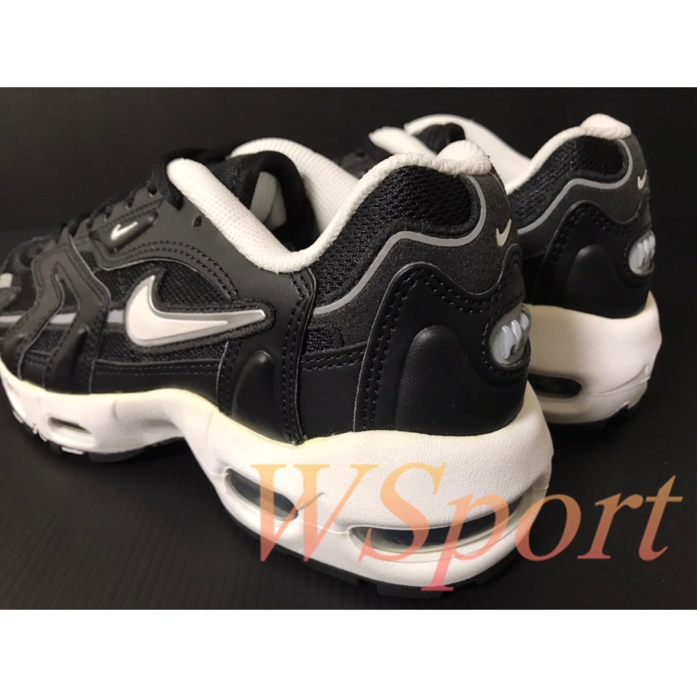 【WS】NIKE W AIR MAX 96 女鞋 黑白 運動 復古 慢跑 反光 休閒鞋 DJ6006-001-細節圖4