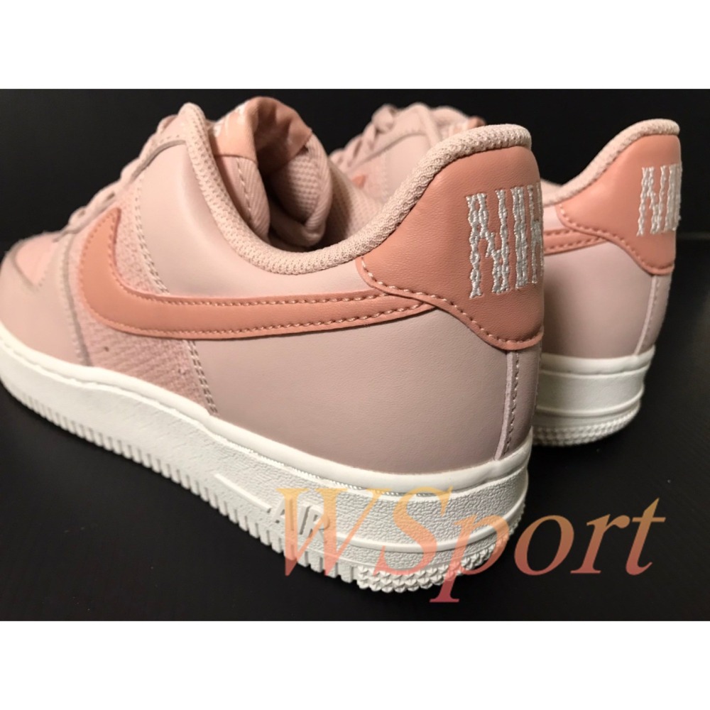 【WS】NIKE W AIR FORCE 1 AF1 女鞋 粉 運動 復古 增高 休閒鞋 DJ9945-600-細節圖4