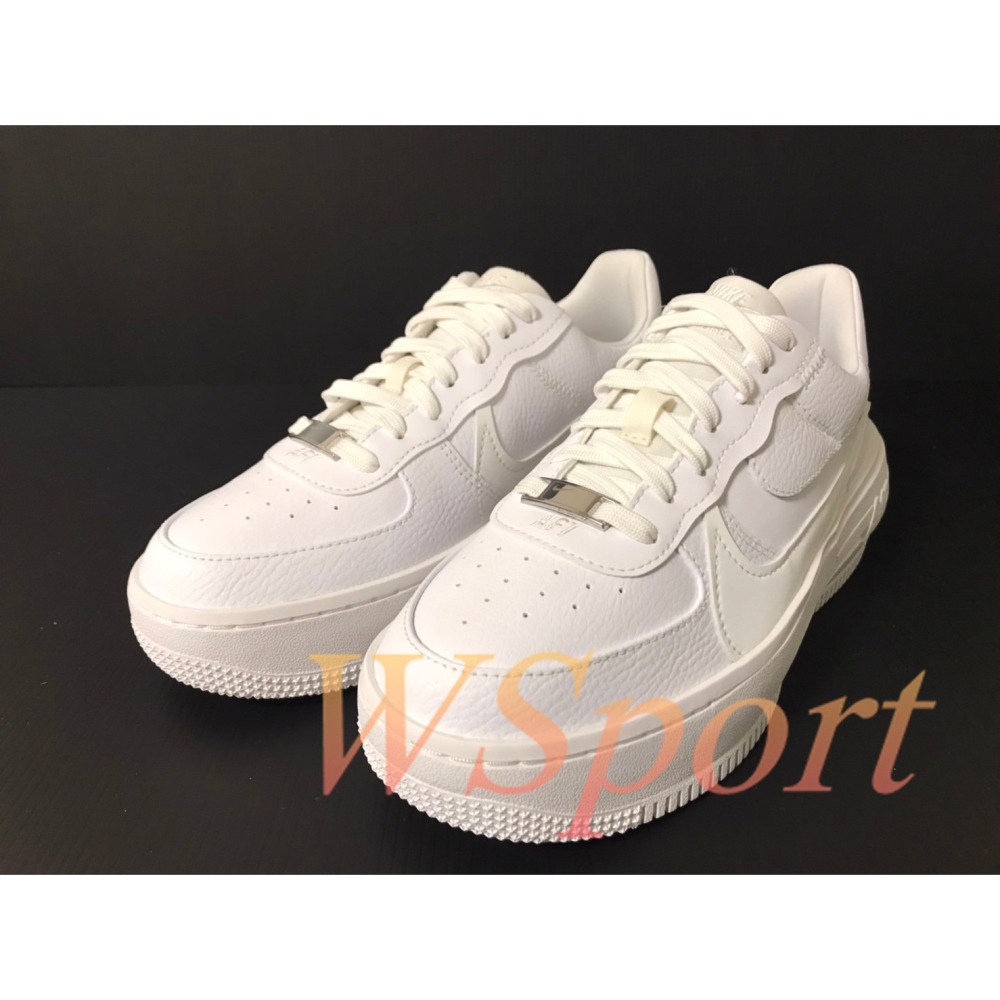 【WS】NIKE W AIR FORCE 1 PLT AF ORM 女 運動 增高 白鞋 休閒鞋 DJ9946-100-細節圖2