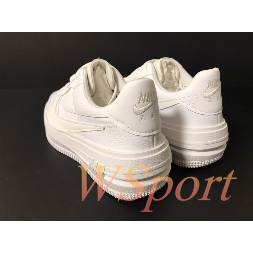 【WS】NIKE W AIR FORCE 1 PLT AF ORM 女 運動 增高 白鞋 休閒鞋 DJ9946-100-細節圖3