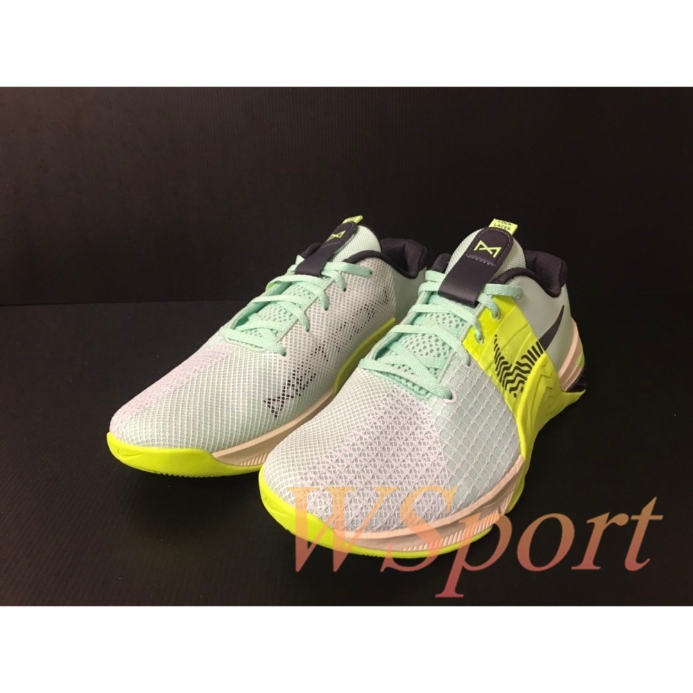 【WS】NIKE METCON 8 螢光綠 運動 健身 訓練 重訓 舉重 訓練鞋 DO9328-300-細節圖2