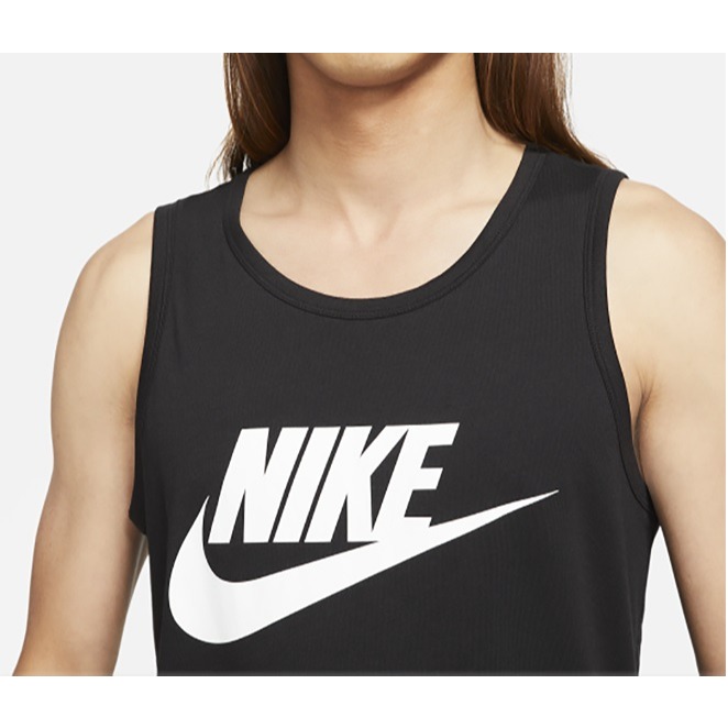 【WS】NIKE NSW ICON TANK 男款 背心 基本款 棉質 無袖 運動 休閒 AR4992-013-細節圖3