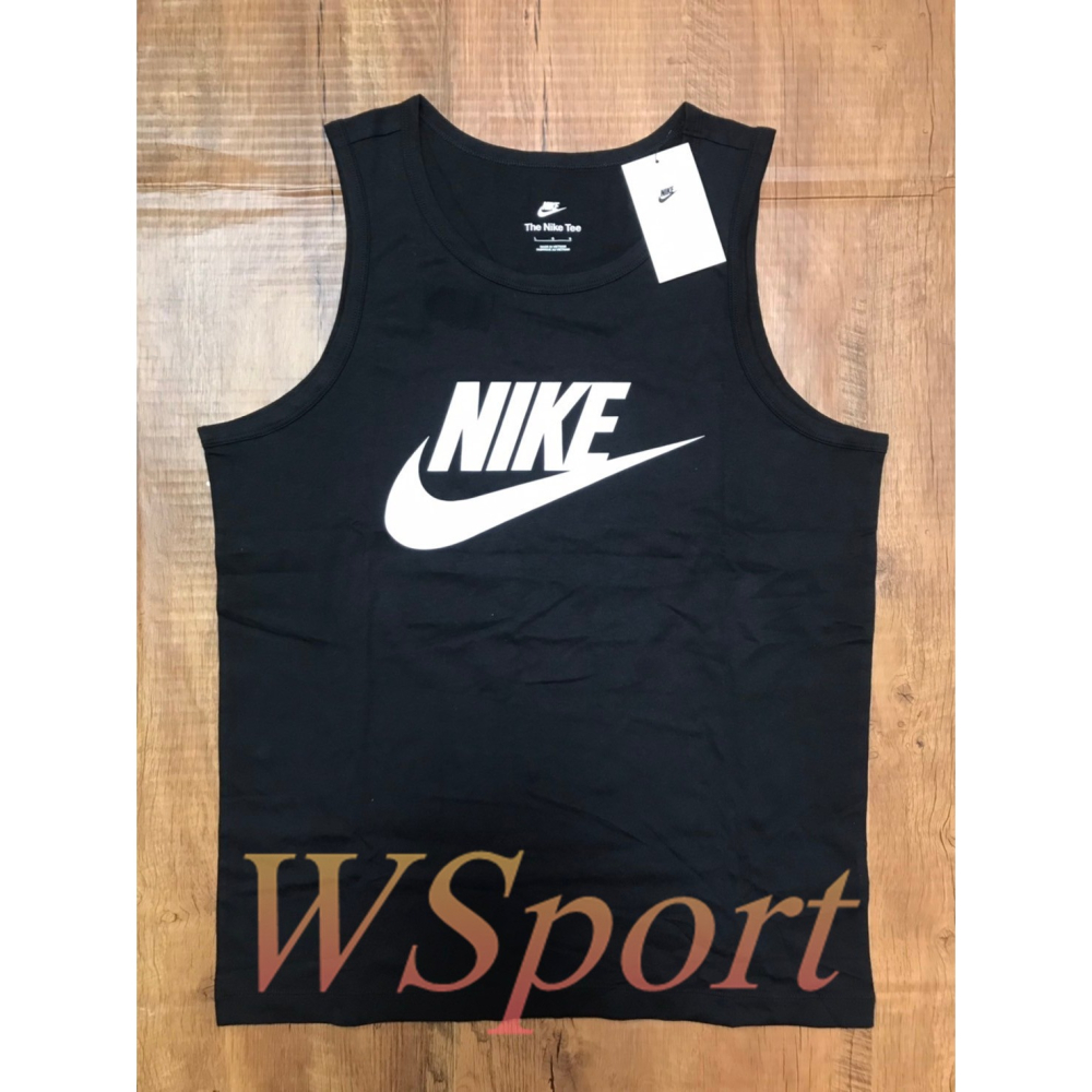 【WS】NIKE NSW ICON TANK 男款 背心 基本款 棉質 無袖 運動 休閒 AR4992-013-細節圖4