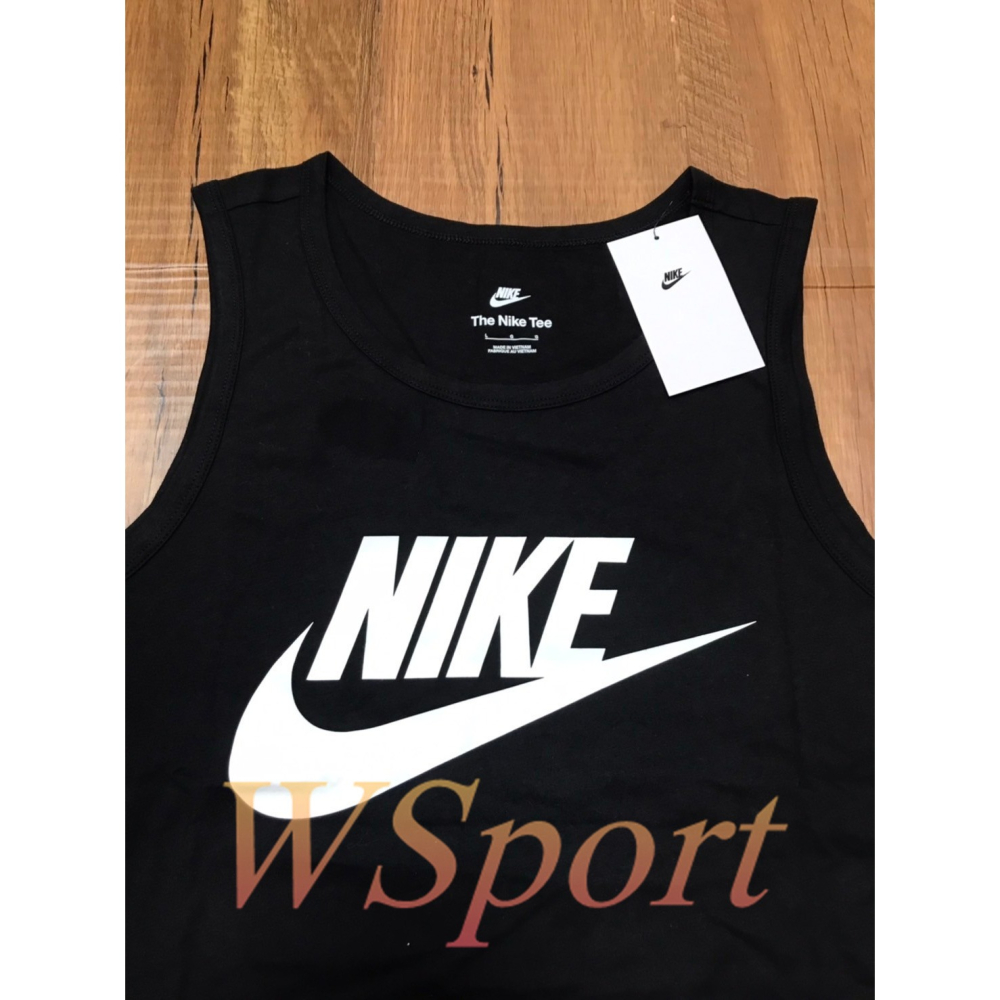 【WS】NIKE NSW ICON TANK 男款 背心 基本款 棉質 無袖 運動 休閒 AR4992-013-細節圖5