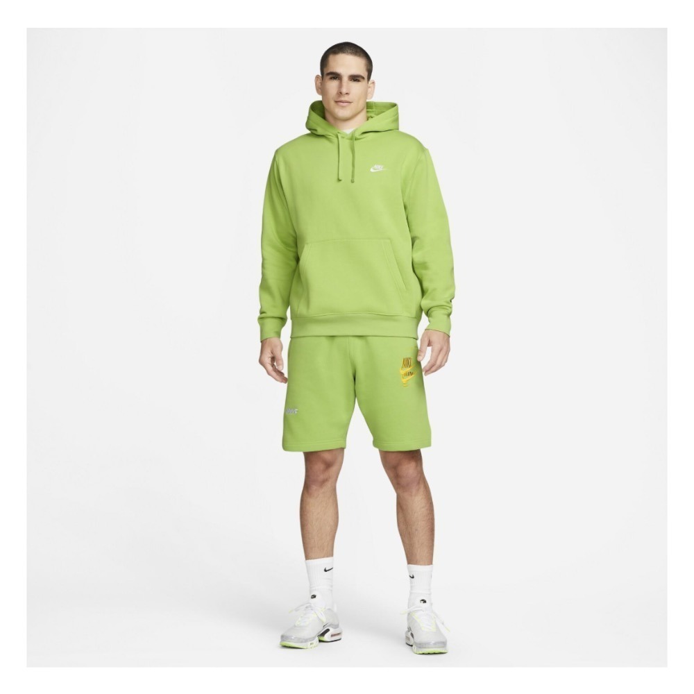 【WS】NIKE NSW CLUB HOODIE 男款 螢光 蘋果綠 長袖 帽T BV2655-332-細節圖3