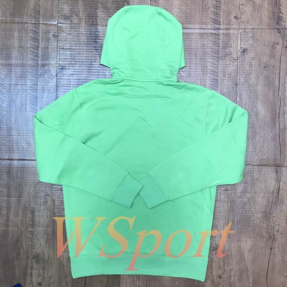 【WS】NIKE NSW CLUB HOODIE 男款 螢光 蘋果綠 長袖 帽T BV2655-332-細節圖8