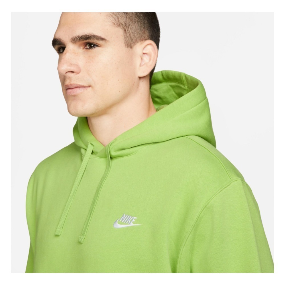 【WS】NIKE NSW CLUB HOODIE 男款 螢光 蘋果綠 長袖 帽T BV2655-332-細節圖9
