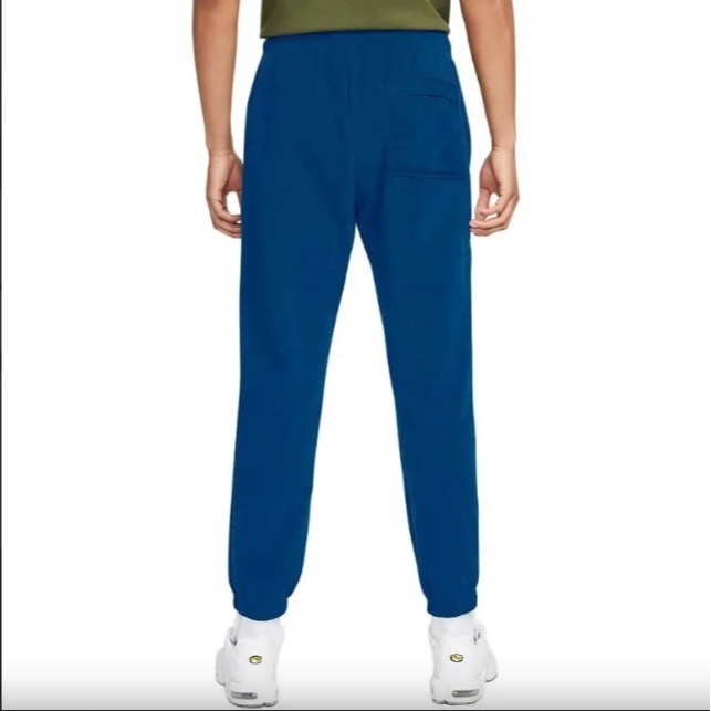 【WS】NIKE NSW FLECEE PANT 藍 男款 運動 休閒 保暖 縮口 長褲 棉褲 DD4892-476-細節圖3