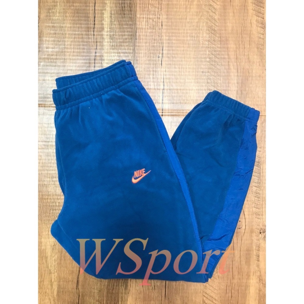 【WS】NIKE NSW FLECEE PANT 藍 男款 運動 休閒 保暖 縮口 長褲 棉褲 DD4892-476-細節圖9