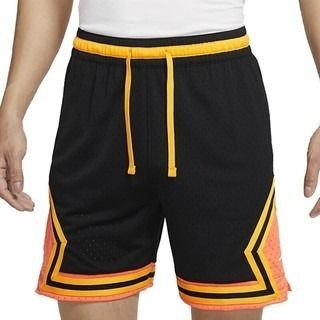 【WS】NIKE  DRI-FIT DIAMOND 黑橘 男款 運動 休閒 籃球 短褲 球褲 DH9076-011-細節圖2