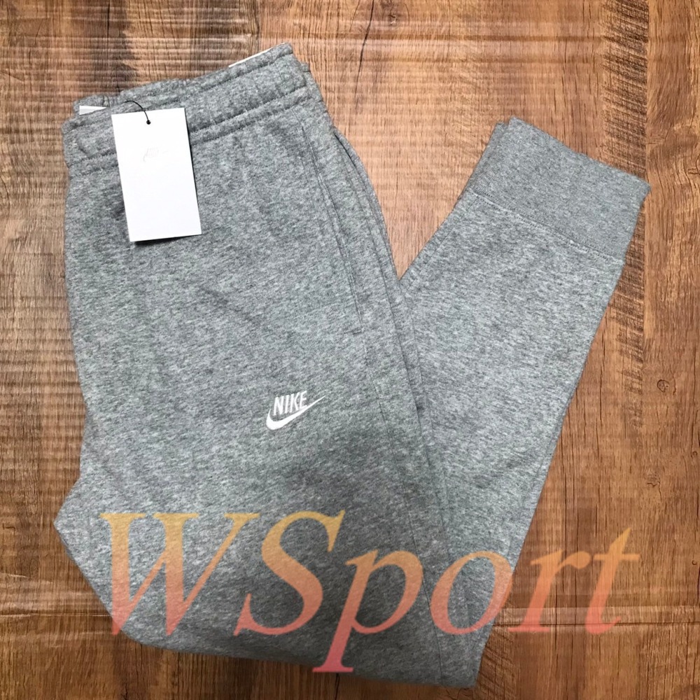【WS】NIKE NSW CLUB JGGR 灰 男款 運動 休閒 保暖 縮口 棉褲 長褲 BV2672-063-細節圖8