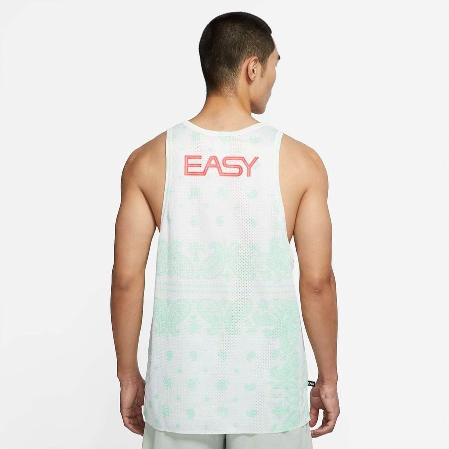 【WS】NIKE DRI-FIT KD 白綠 男款 運動 健身 訓練 網眼 背心 球衣 DH7372-121-細節圖2