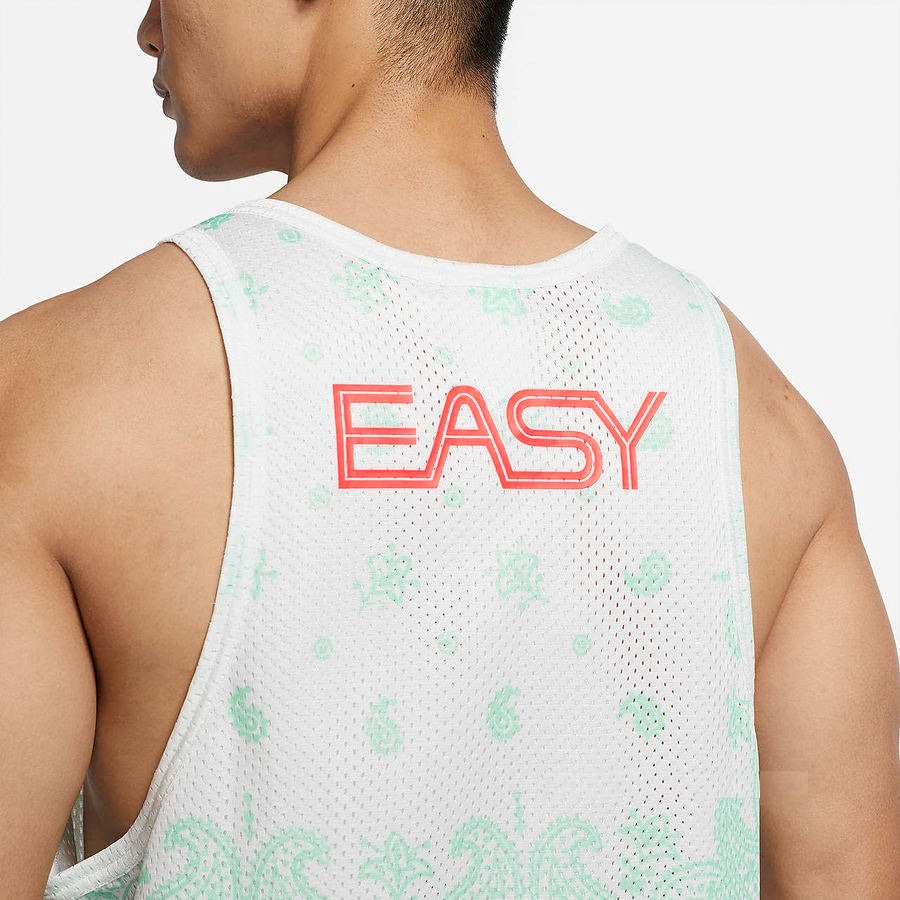 【WS】NIKE DRI-FIT KD 白綠 男款 運動 健身 訓練 網眼 背心 球衣 DH7372-121-細節圖4