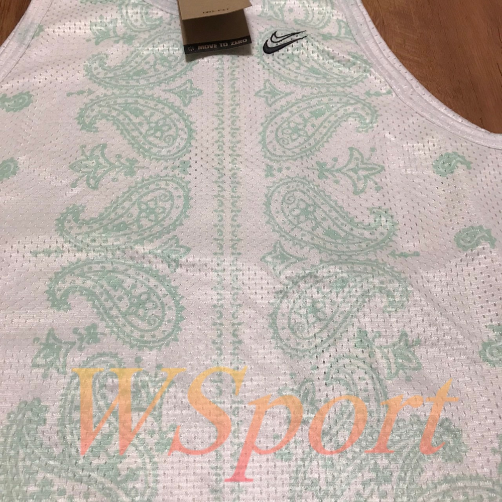 【WS】NIKE DRI-FIT KD 白綠 男款 運動 健身 訓練 網眼 背心 球衣 DH7372-121-細節圖9