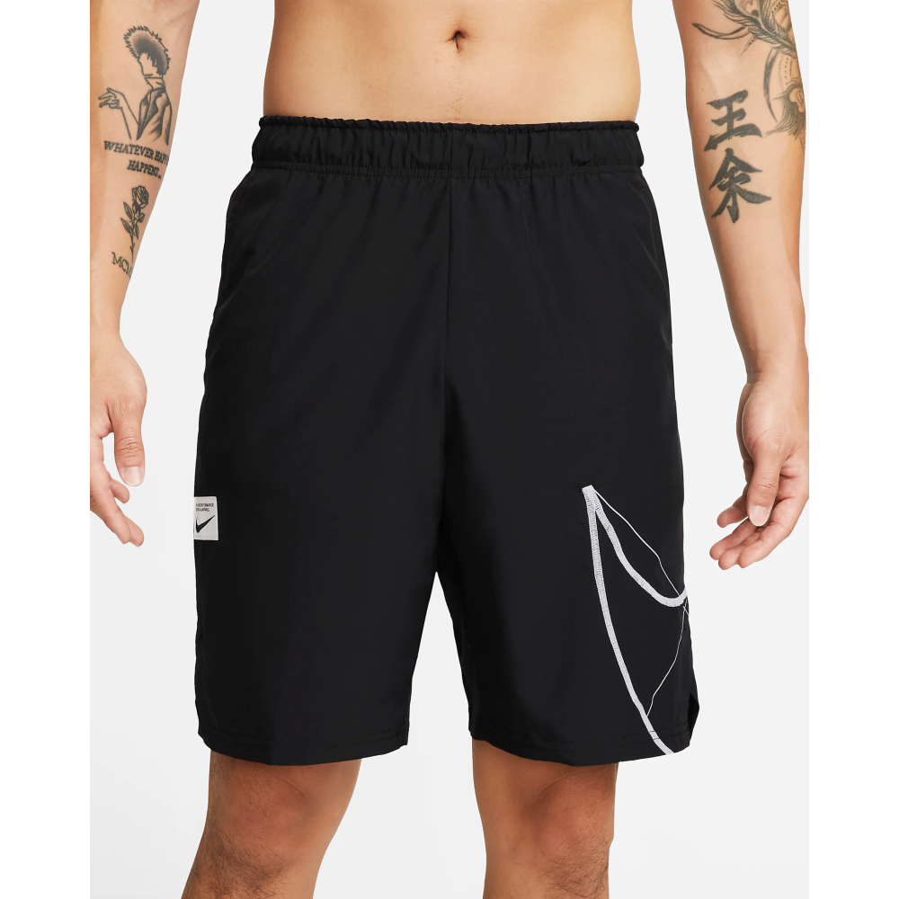 【WS】NIKE DRI-FIT FLEX SWOOSH 黑 男款 運動 跑步 健身 梭織 短褲 DQ6612-010-細節圖2