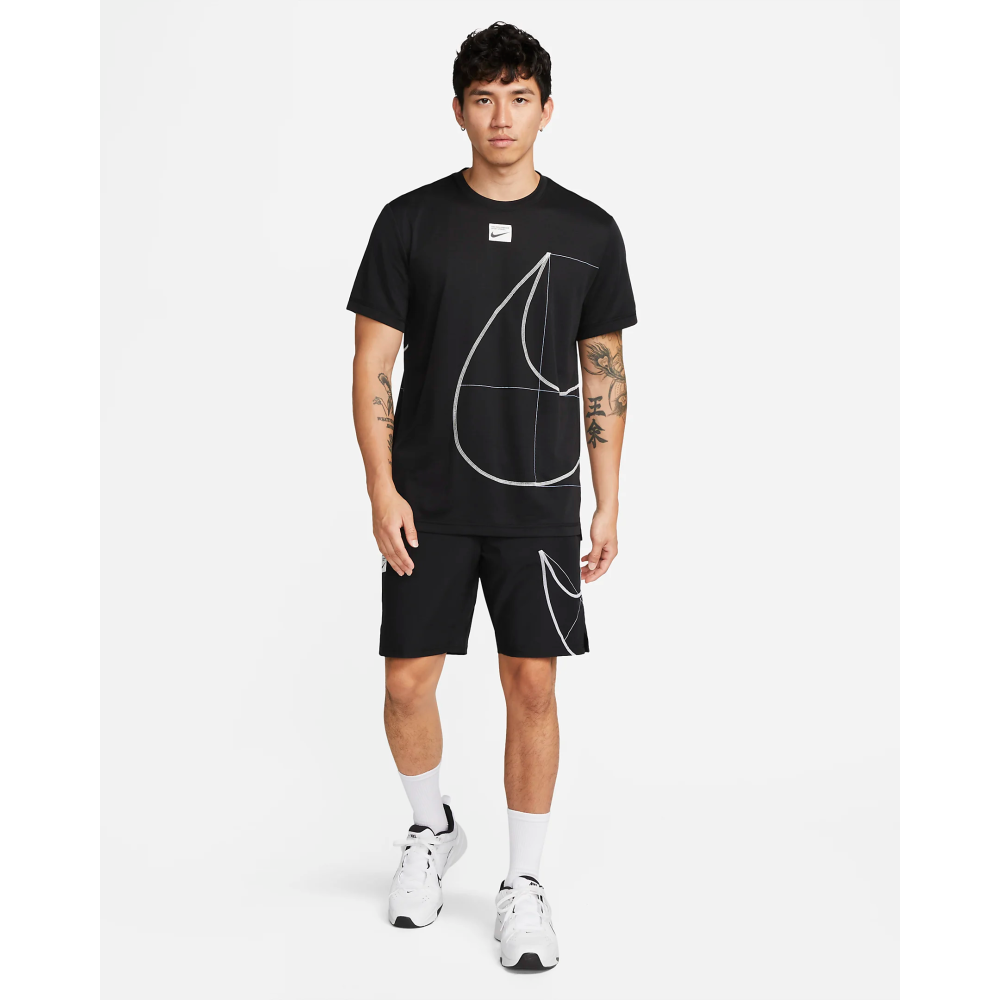 【WS】NIKE DRI-FIT FLEX SWOOSH 黑 男款 運動 跑步 健身 梭織 短褲 DQ6612-010-細節圖7