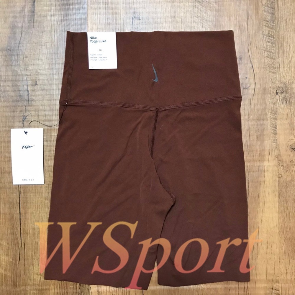 【WS】NIKE W YOGA LUXE 女款 運動 跑步 健身 瑜珈 高腰  緊身褲 短褲 CZ9195-217-細節圖6