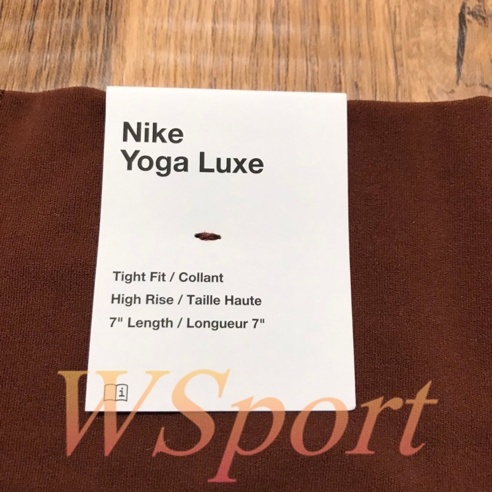 【WS】NIKE W YOGA LUXE 女款 運動 跑步 健身 瑜珈 高腰  緊身褲 短褲 CZ9195-217-細節圖8