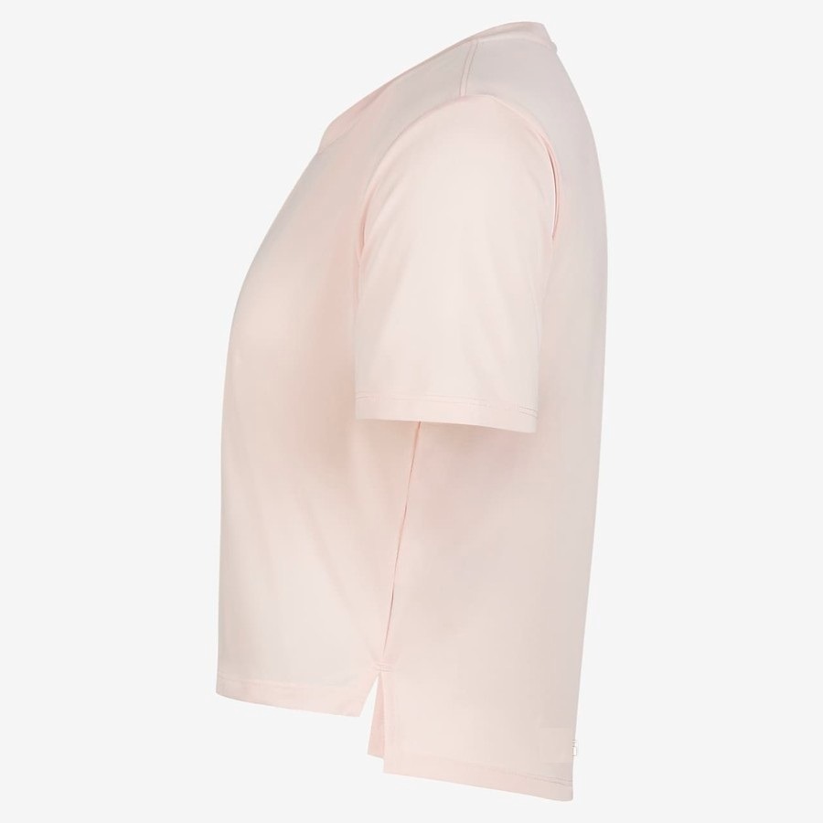 【WS】NIKE W ONE DF 女款 粉 運動 跑步 健身 訓練 瑜珈 短T T恤 短袖 DD4955-610-細節圖3