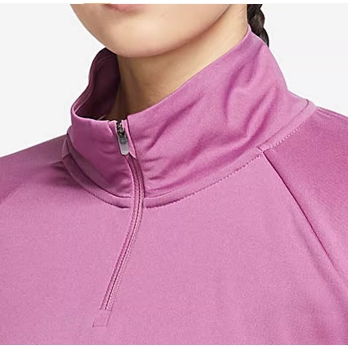 【WS】NIKE W DRI-FIT SWOOSH 女款 運動 健身 訓練 半開襟 長T 長袖 DD6842-507-細節圖2