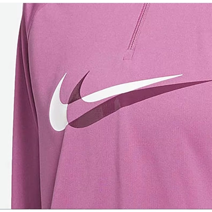 【WS】NIKE W DRI-FIT SWOOSH 女款 運動 健身 訓練 半開襟 長T 長袖 DD6842-507-細節圖3