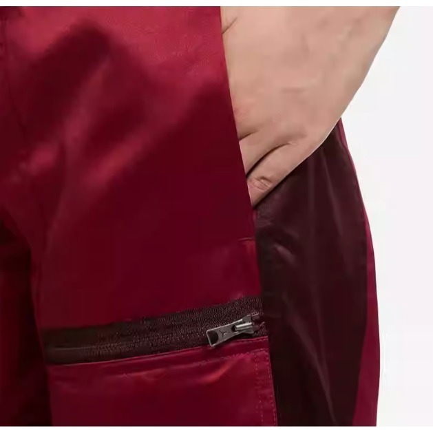 【WS】NIKE W JORDAN UTILITY 女款 酒紅 運動 休閒 寬褲 連身 吊袋褲 DM5298-690-細節圖4