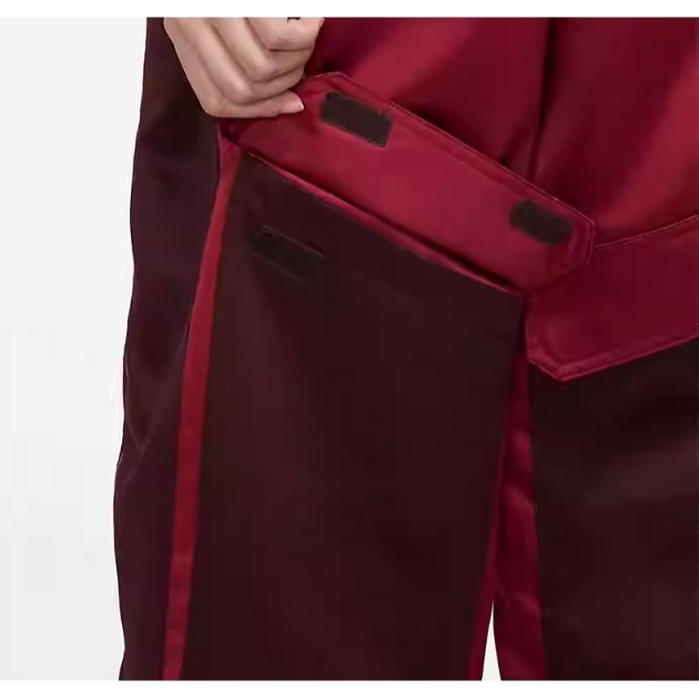 【WS】NIKE W JORDAN UTILITY 女款 酒紅 運動 休閒 寬褲 連身 吊袋褲 DM5298-690-細節圖8