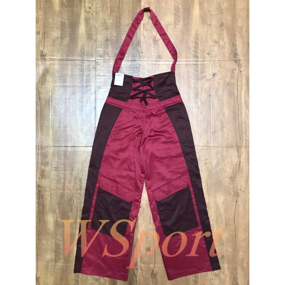 【WS】NIKE W JORDAN UTILITY 女款 酒紅 運動 休閒 寬褲 連身 吊袋褲 DM5298-690-細節圖11