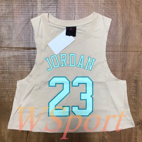 【WS】NIKE W JORDAN HERITAGE 女款 運動 休閒 短版 網眼 無袖 背心 DO5024-126