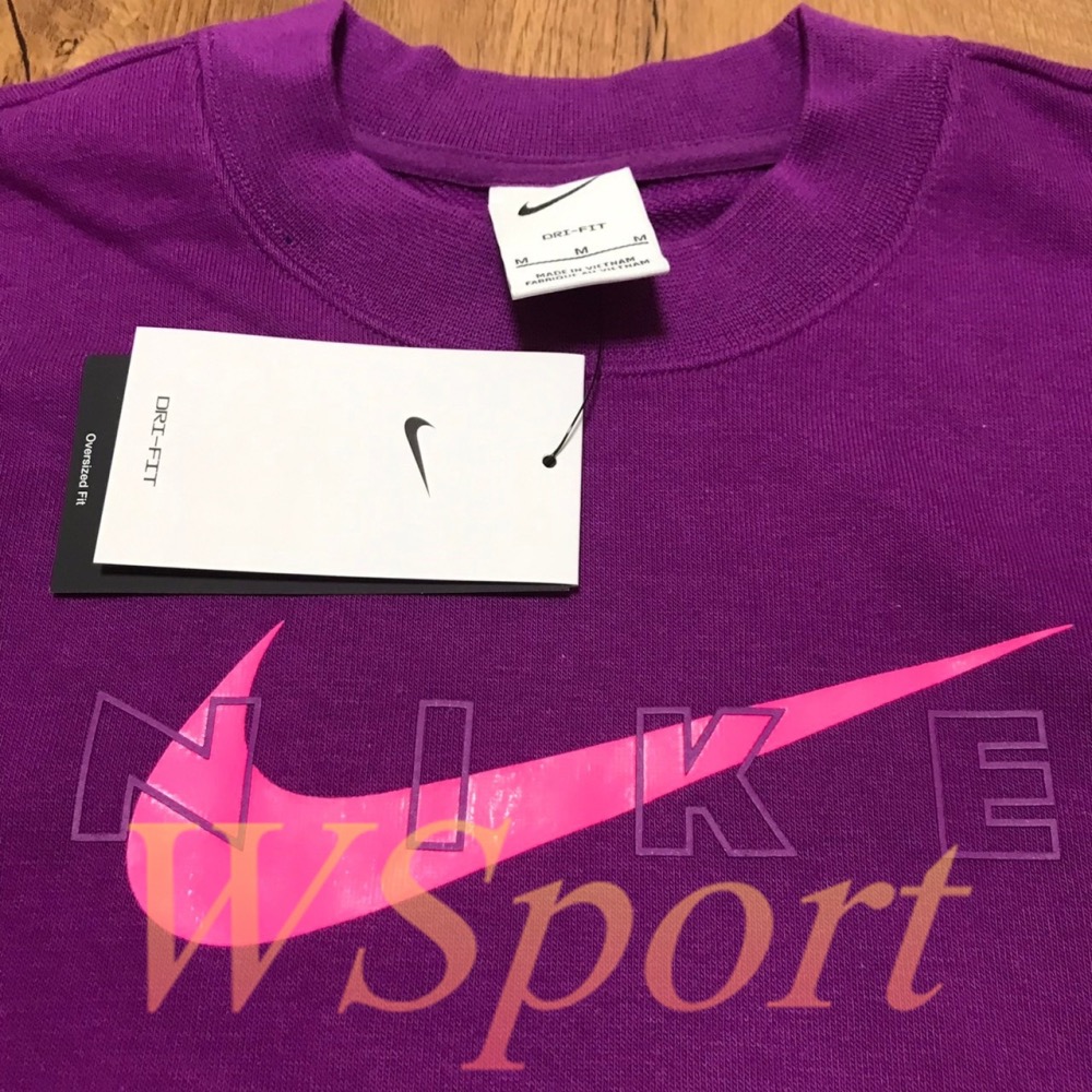 【WS】NIKE W DRI-FIT GX CREW 女款 大LOGO 運動 長袖 保款 大學T DQ5559-503-細節圖2