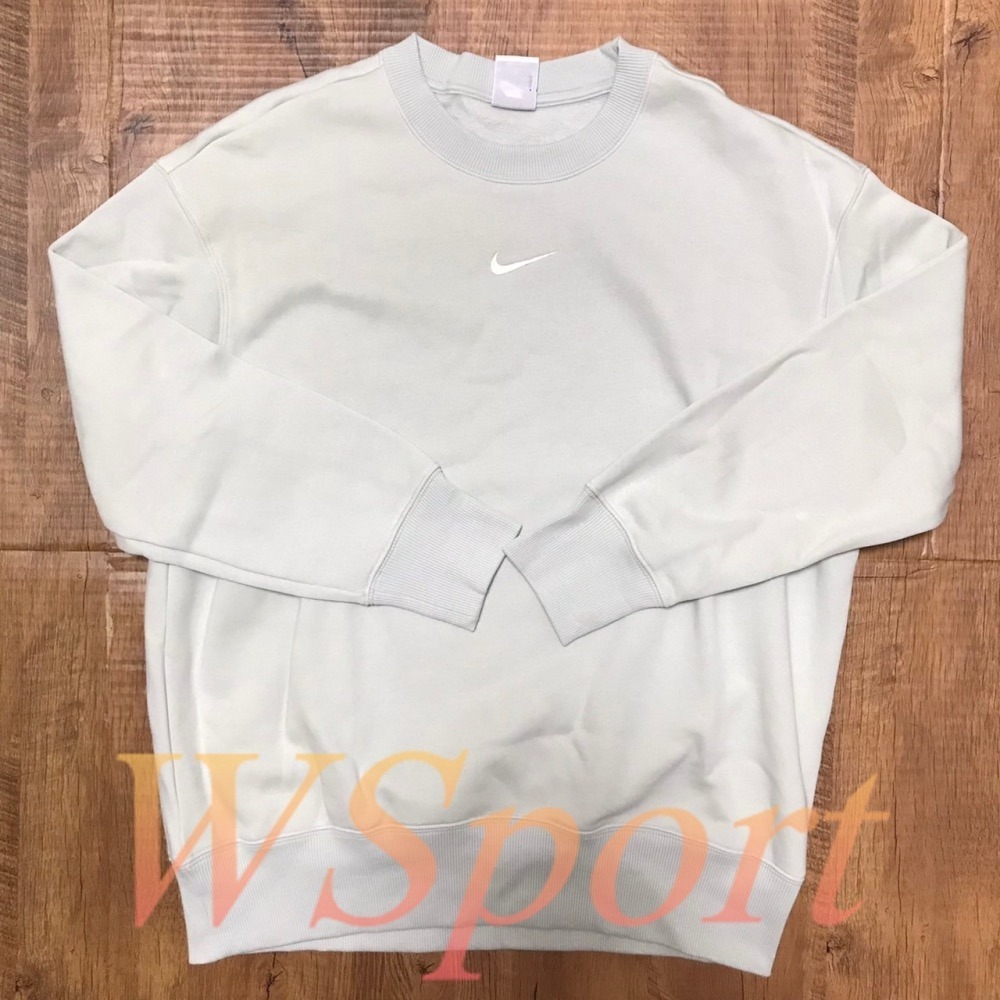 【WS】NIKE NSW FLC CREW 女款 運動 休閒 保暖 長袖 長T 大學T DQ5734-034-細節圖6