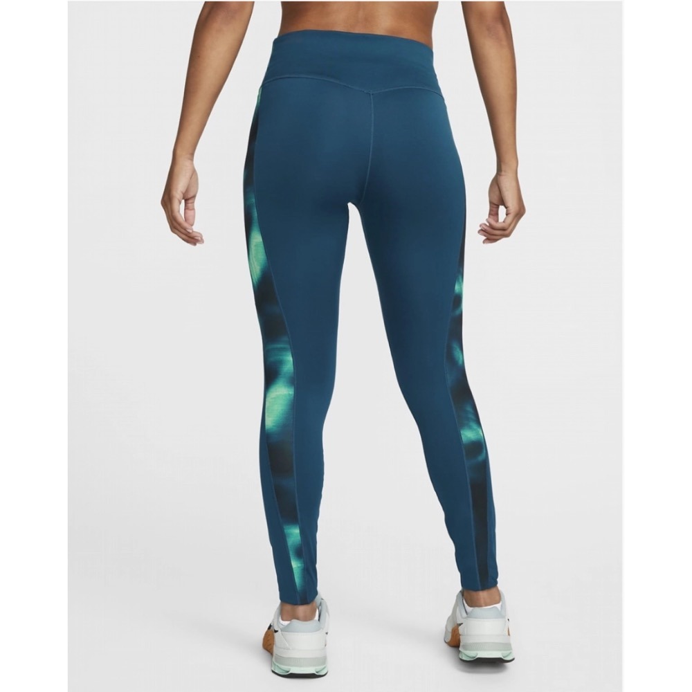 【WS】NIKE ONE DRI-FIT TIGHT 藍 女款 運動 健身 訓練 緊身 內搭 長褲 DQ6714-460-細節圖3