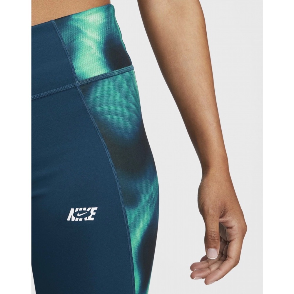 【WS】NIKE ONE DRI-FIT TIGHT 藍 女款 運動 健身 訓練 緊身 內搭 長褲 DQ6714-460-細節圖4