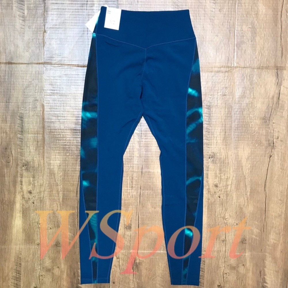 【WS】NIKE ONE DRI-FIT TIGHT 藍 女款 運動 健身 訓練 緊身 內搭 長褲 DQ6714-460-細節圖10