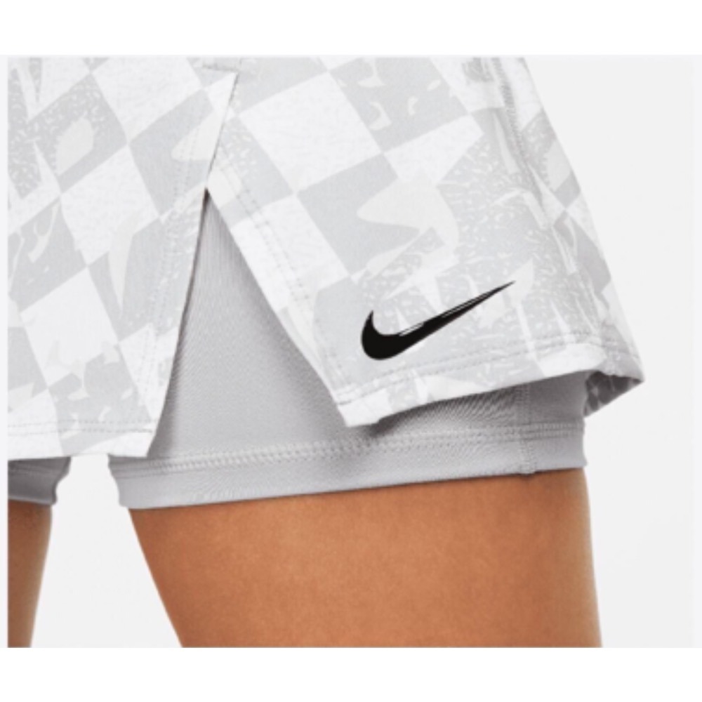 【WS】NIKE W DRI-FIT VCTRY SKIRT 女款 灰 運動 休閒 網球 短裙 DQ6805-012-細節圖2