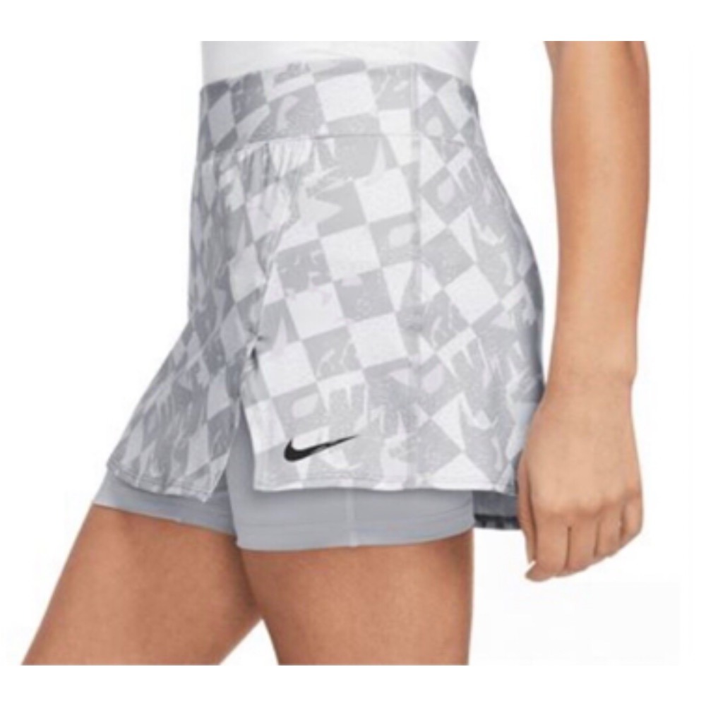 【WS】NIKE W DRI-FIT VCTRY SKIRT 女款 灰 運動 休閒 網球 短裙 DQ6805-012-細節圖3