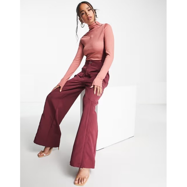 【WS】NIKE W JORDAN RIB QUARTER ZIP 女款 休閒 緊身 長T 長袖 DV1256-689-細節圖3