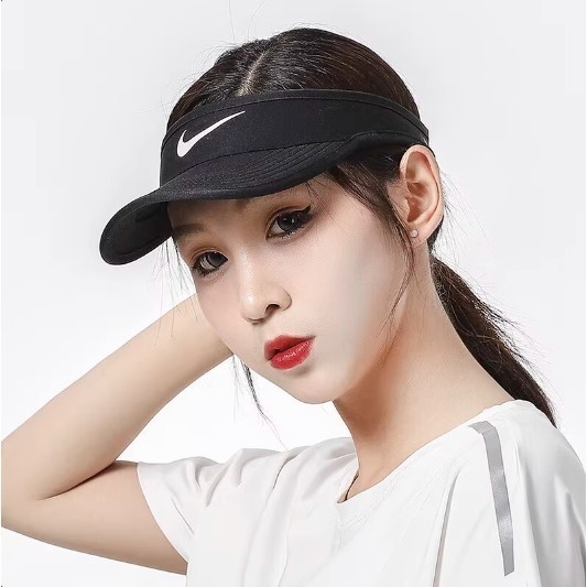 【WS】NIKE AROBILL FTHRLT VISOR 黑白 網球 高爾夫 遮陽 帽子 運動帽 611816-010-細節圖3