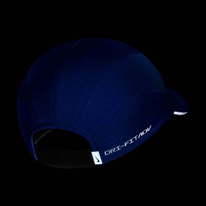 【WS】 NIKE AERO DFADV TLWND CAP 藍色 跑步 運動 遮陽 帽子 運動帽 BV2204-432-細節圖4