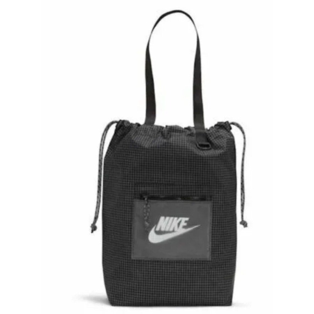 【WS】 NIKE HERITAGE TOTE 黑色 男女款 運動 休閒 水桶包 手提包 肩背包 CV1409-011-細節圖4