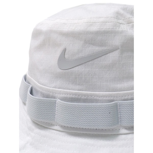 【WS】NIKE BOONIE BUCKET HAT 白灰 運動 休閒 釣魚 露營 帽子 漁夫帽 DM3329-100-細節圖6