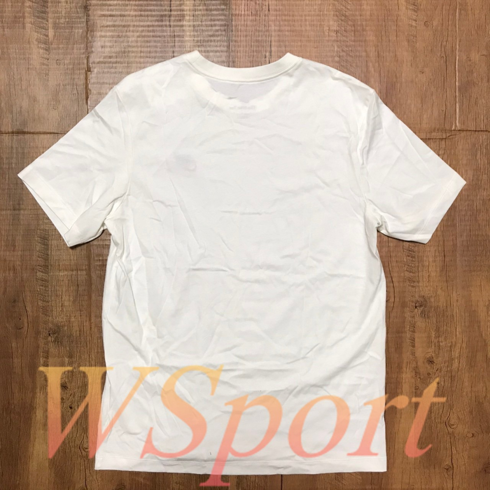 【WS】NIKE NSW CLUB TEE 男款 白 素色 刺繡 運動 休閒 短袖 T恤 短T AR4999-100-細節圖9