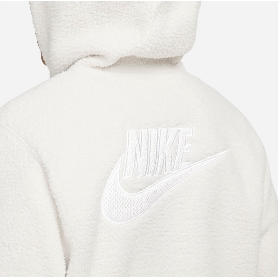 【WS】NIKE NSW FLEECE HOODIE 男款 米白 運動 休閒 保暖 長袖 帽T DD5014-072-細節圖5