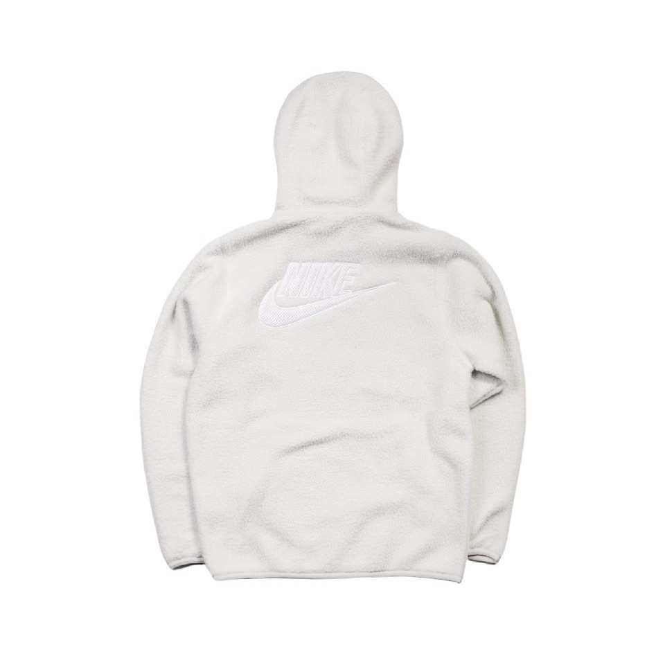 【WS】NIKE NSW FLEECE HOODIE 男款 米白 運動 休閒 保暖 長袖 帽T DD5014-072-細節圖8