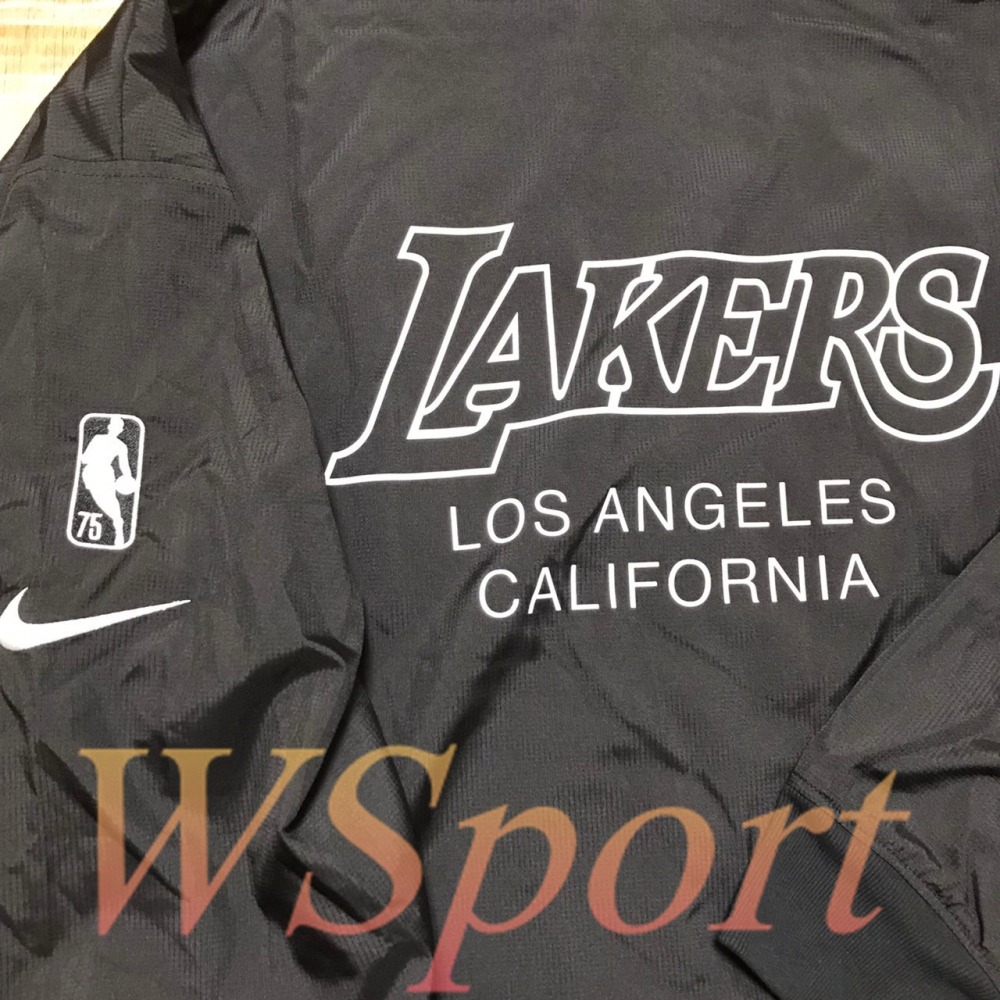 【WS】NIKE LAL JKT CTS 男款 LBJ KOBE 湖人隊 運動 長袖 風衣 外套 DH9422-010-細節圖6