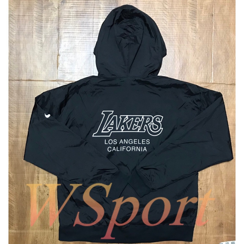 【WS】NIKE LAL JKT CTS 男款 LBJ KOBE 湖人隊 運動 長袖 風衣 外套 DH9422-010-細節圖7