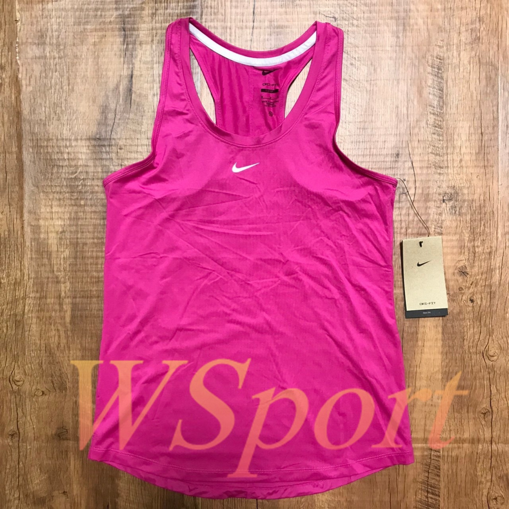 【WS】NIKE W ONE DF SLIM TANK 女款 粉 跑步 訓練 運動 背心 DD0624-621-細節圖3